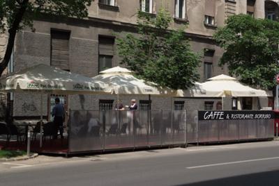 Outside of the restaurant (terrace)